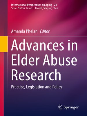 cover image of Advances in Elder Abuse Research